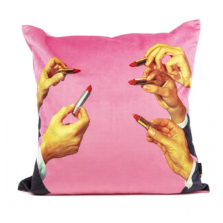 CUSCINO TOILETPAPER PINK SELETTI