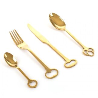 SET 24 POSATE INOX GOLD-KEYTLERY SELETTI