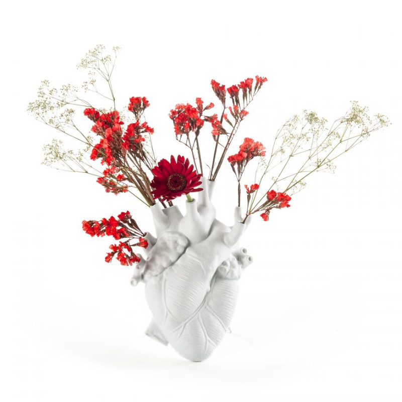 VASO IN PORCELLANA LOVE IN BLOOM SELETTI VASO IN PORCELLANA LOVE IN BLOOM SELETTI