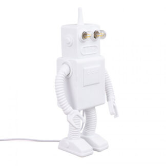 ROBOT LAMP LAMPADA IN PORCELLANA SELETTI