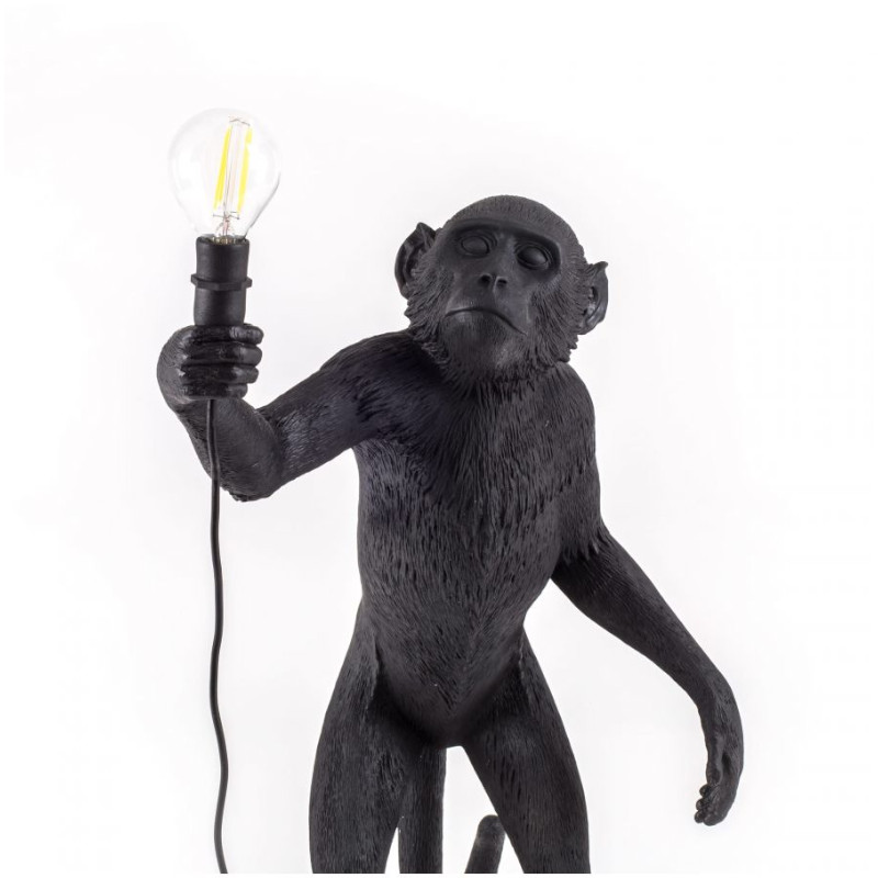 The Monkey Lamp Black Standing Version The Monkey Lamp Black Standing Version