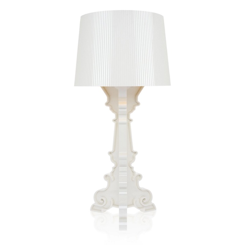 Lampada_bourgie_kartell_bianco_lucido Lampada_bourgie_kartell_bianco_lucido