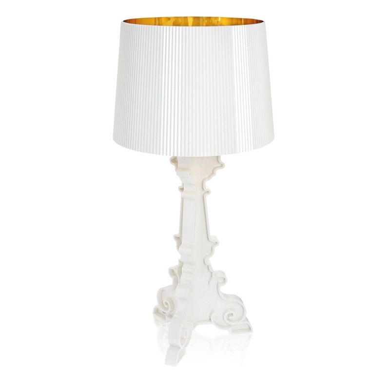Lampada_bourgie_kartell_bianco_lucido Lampada_bourgie_kartell_bianco_lucido