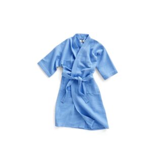 508304_Waffle Bathrobe sky blue