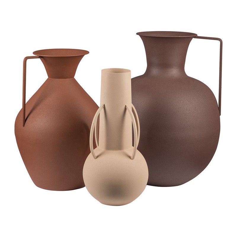 roman-vases-set-of-3-brown-466727 roman-vases-set-of-3-brown-466727