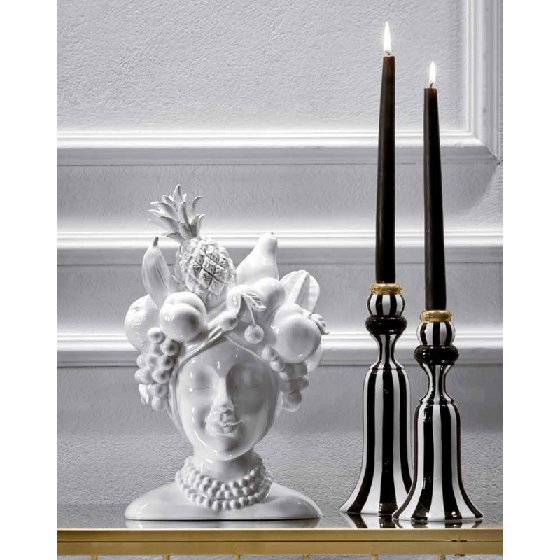 fade_porta_candela_a_righe_bianco_e_nero fade_porta_candela_a_righe_bianco_e_nero