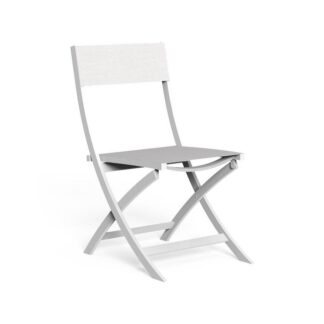 ueen sedia bianca pieghevole talenti arredamento esterno outdoor design